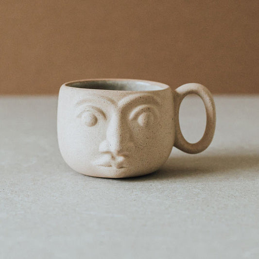 Handcrafted Face Mug | Made in Mexico