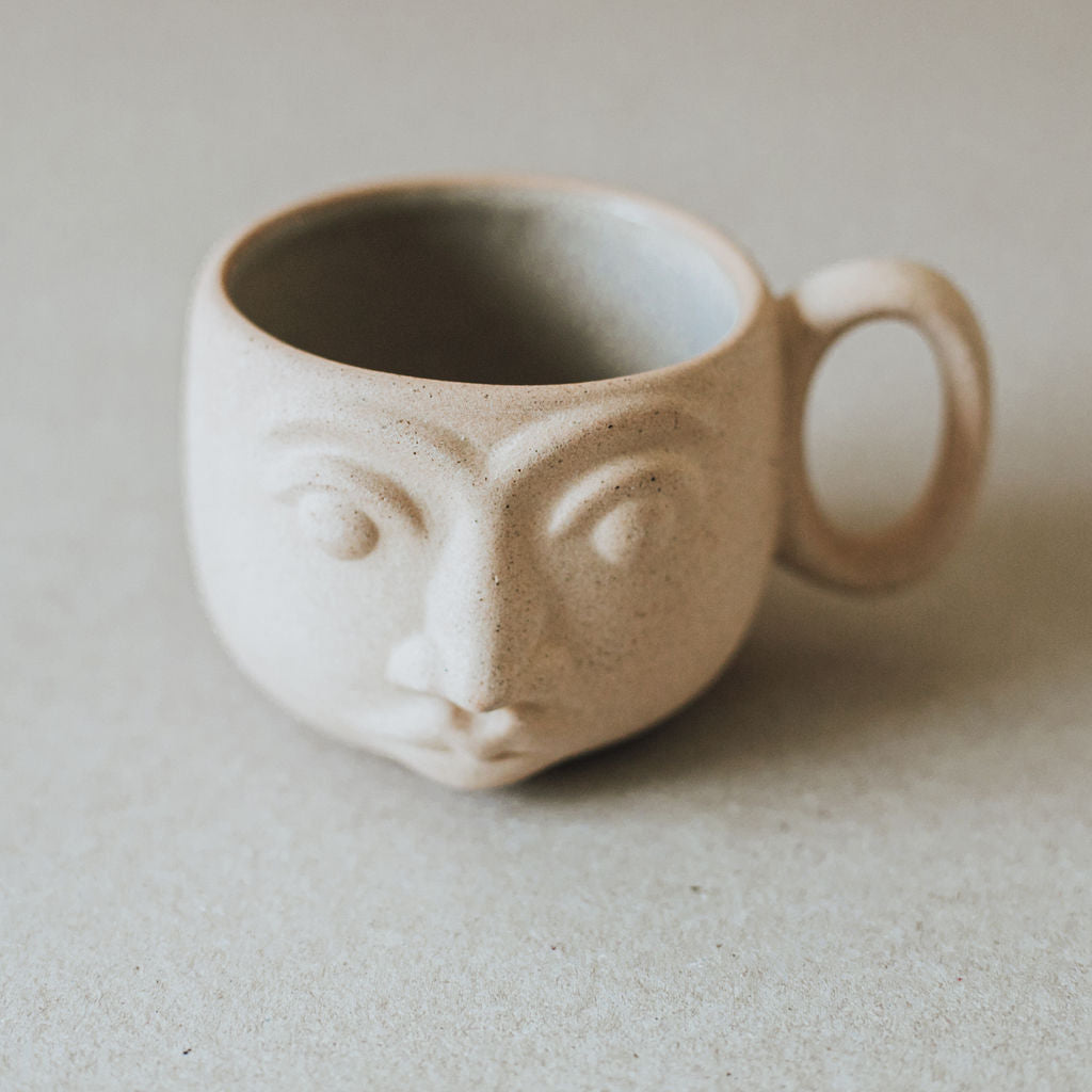 Handcrafted Face Mug | Made in Mexico