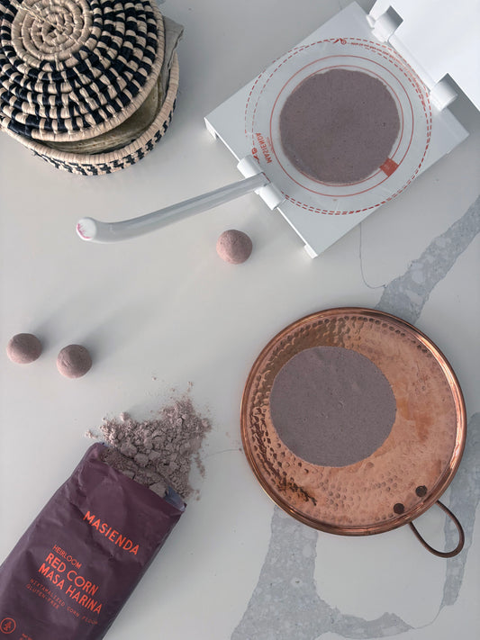 Handwoven Mexican Tortilla Basket with Lid - Made from Palm Leaves