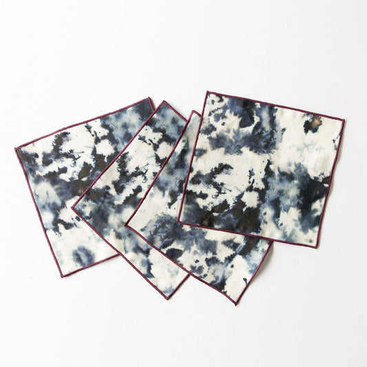 Grey Marble Cocktail Napkins