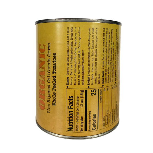 Bianco Dinapoli Organic Whole Peeled Tomatoes 28oz