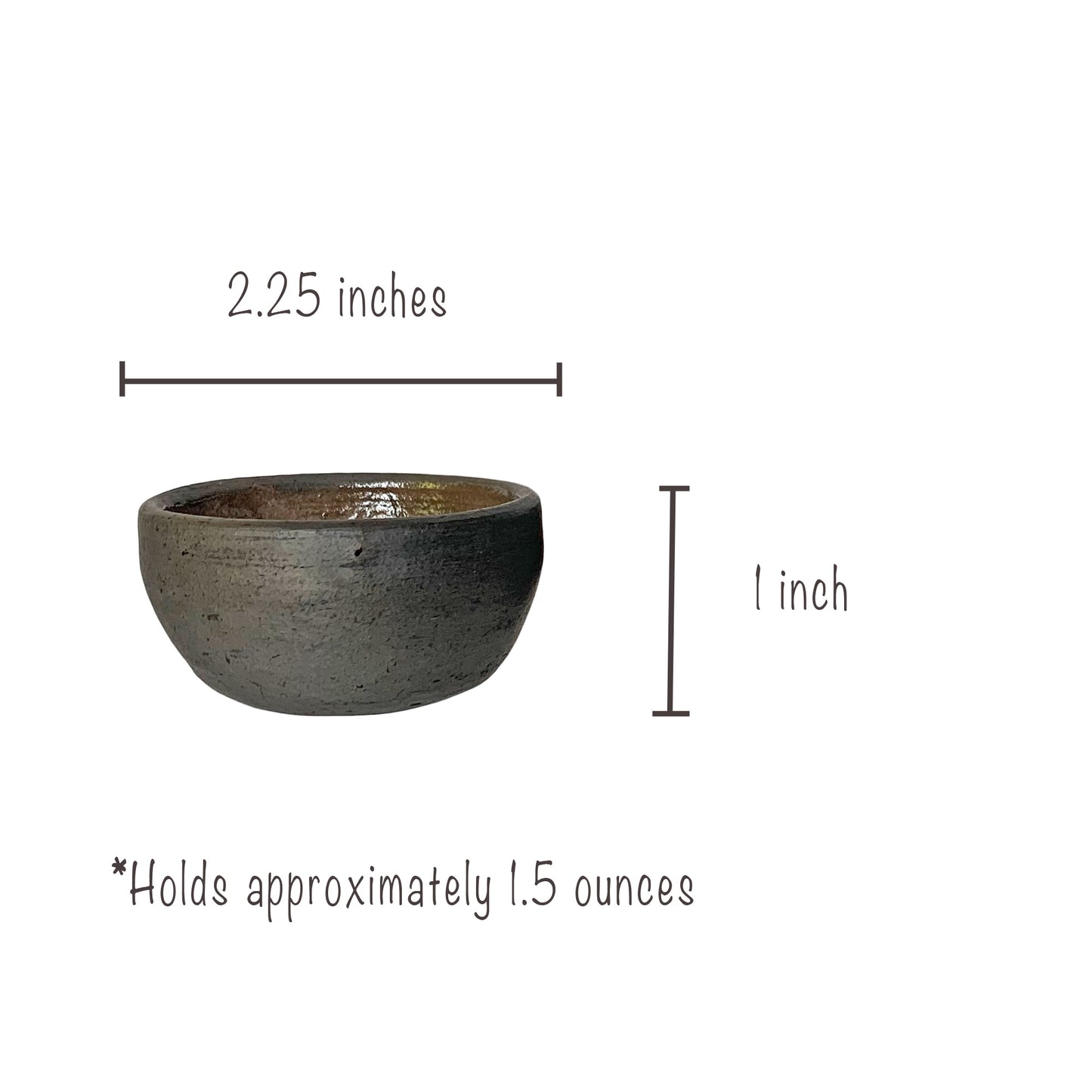Burnt Clay Mezcal Copitas | Wide Mouth | Mezcal Glasses | Clay Cups | Handmade in Oaxaca, Mexico