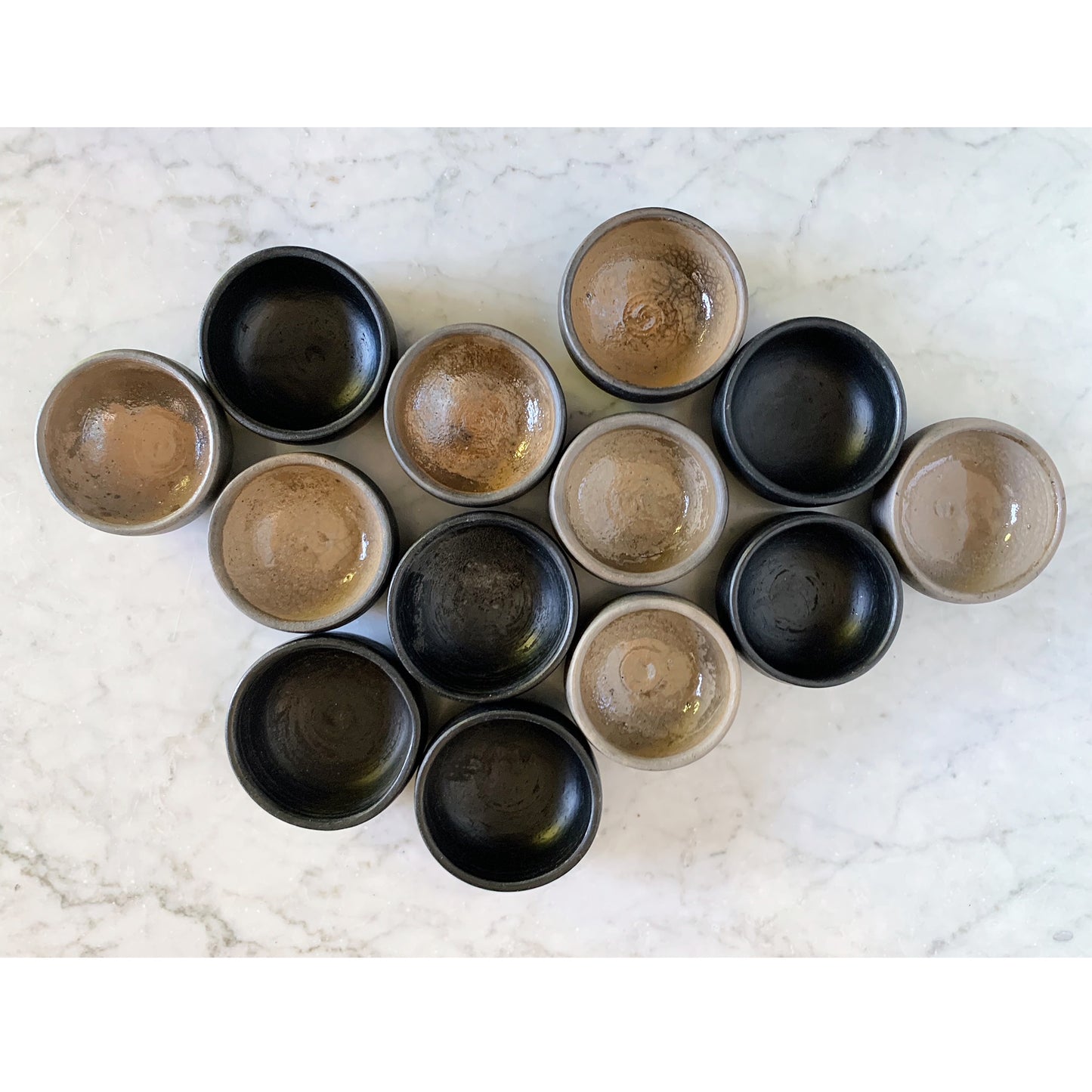 Burnt Clay Mezcal Copitas | Wide Mouth | Mezcal Glasses | Clay Cups | Handmade in Oaxaca, Mexico