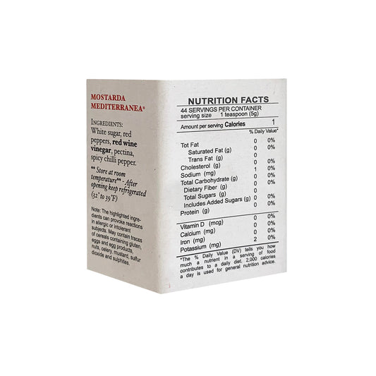 Dario Cecchini Mostarda Mediterranea Jelly 7.76 Ounce