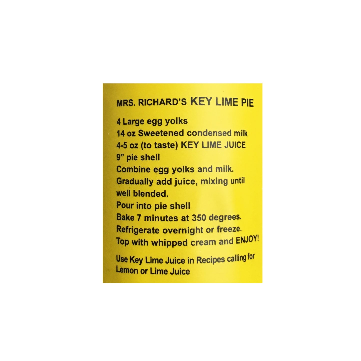 Manhattan Key Lime Juice, 8oz