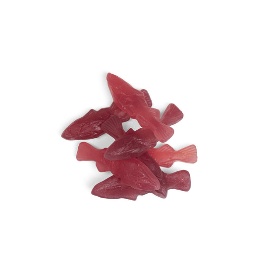 Kolsvart Swedish Fish Candy - Raspberry + Blackcurrant (TORSKEN) 4.2 Ounce