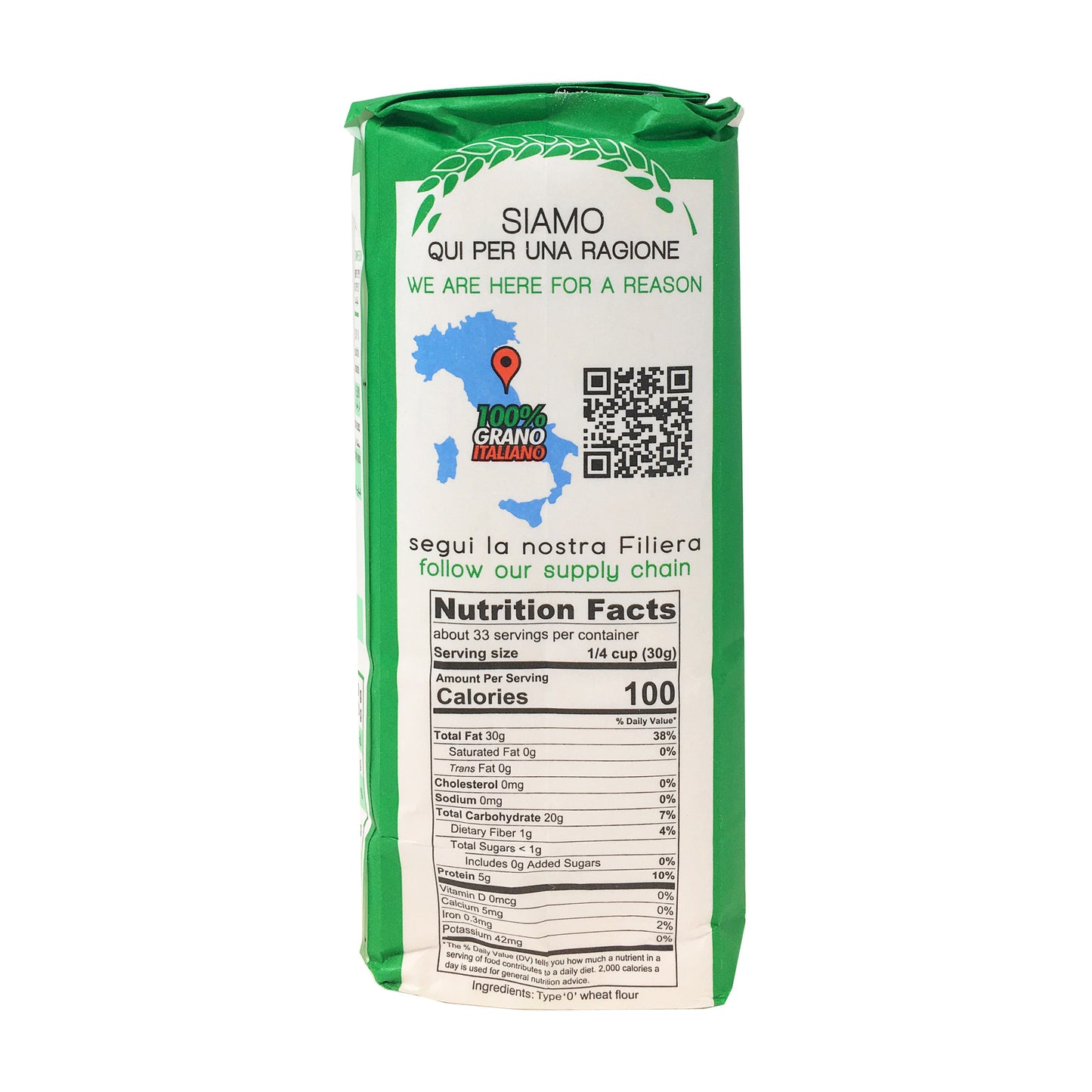 Paolo Mariani Manitaly Manitoba Type 0 Flour Made With 100% Italian Wheat 2.2 Lbs (1 kg)