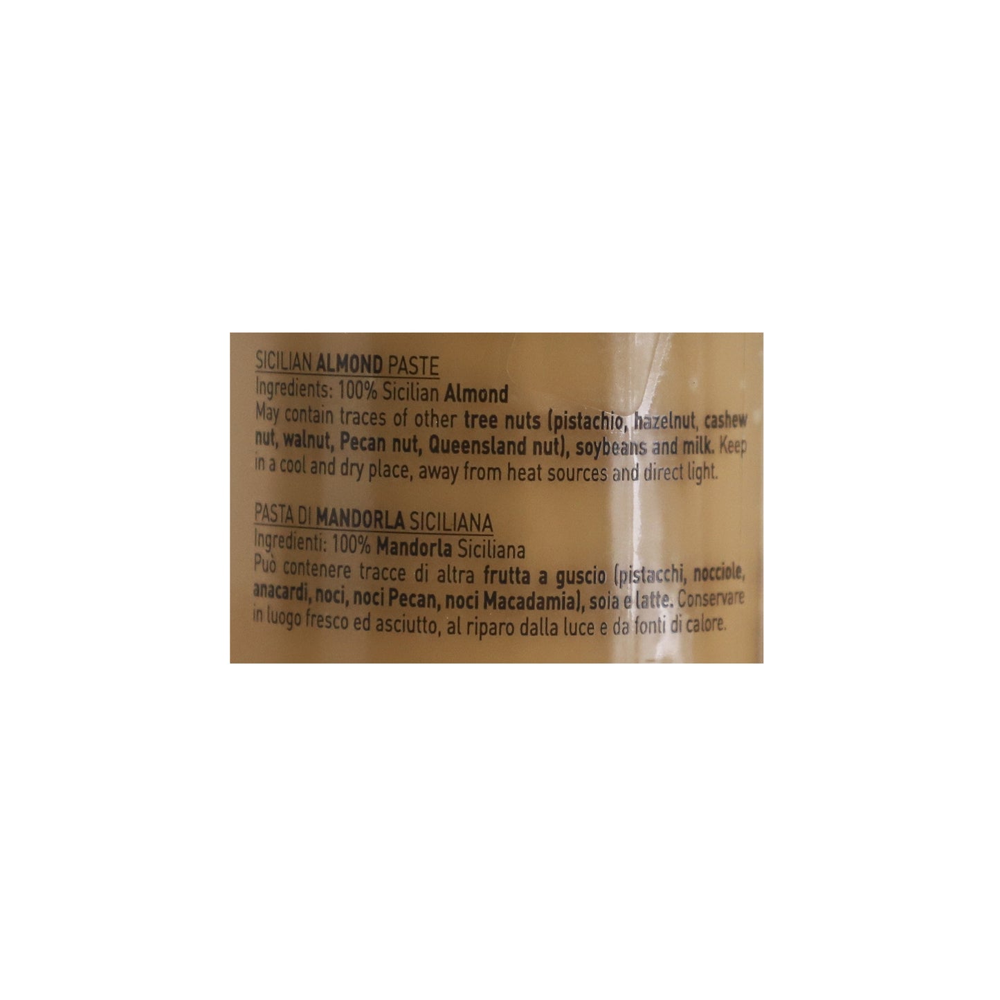 PARIANI 100% Pure Sicilian Almond Paste (Unsweetened) 180g