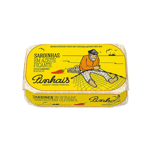 Pinhais (Nuri) Artisanal Portugese Spiced Sardines in Olive Oil - 4.4 Oz