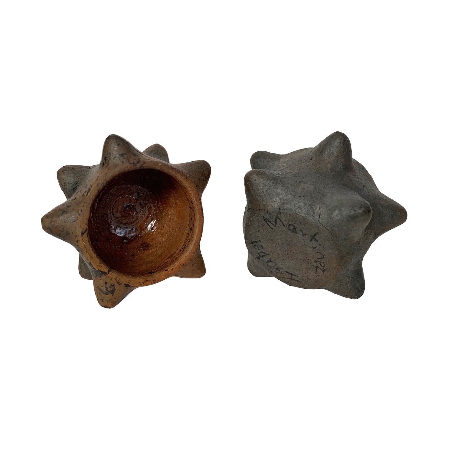 Burnt Clay Spiked Mezcal Cups | Copitas | Clay Shot Glasses | Atzompa Pottery | Handmade in Oaxaca, Mexico