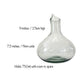 Hand Blown Glass Decanter Set for Mezcal, Tequila or Wine | Includes 4 Copita Glasses | Holds 750ml - Made in Mexico (Clear)