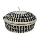 Handwoven Mexican Tortilla Basket with Lid - Made from Palm Leaves