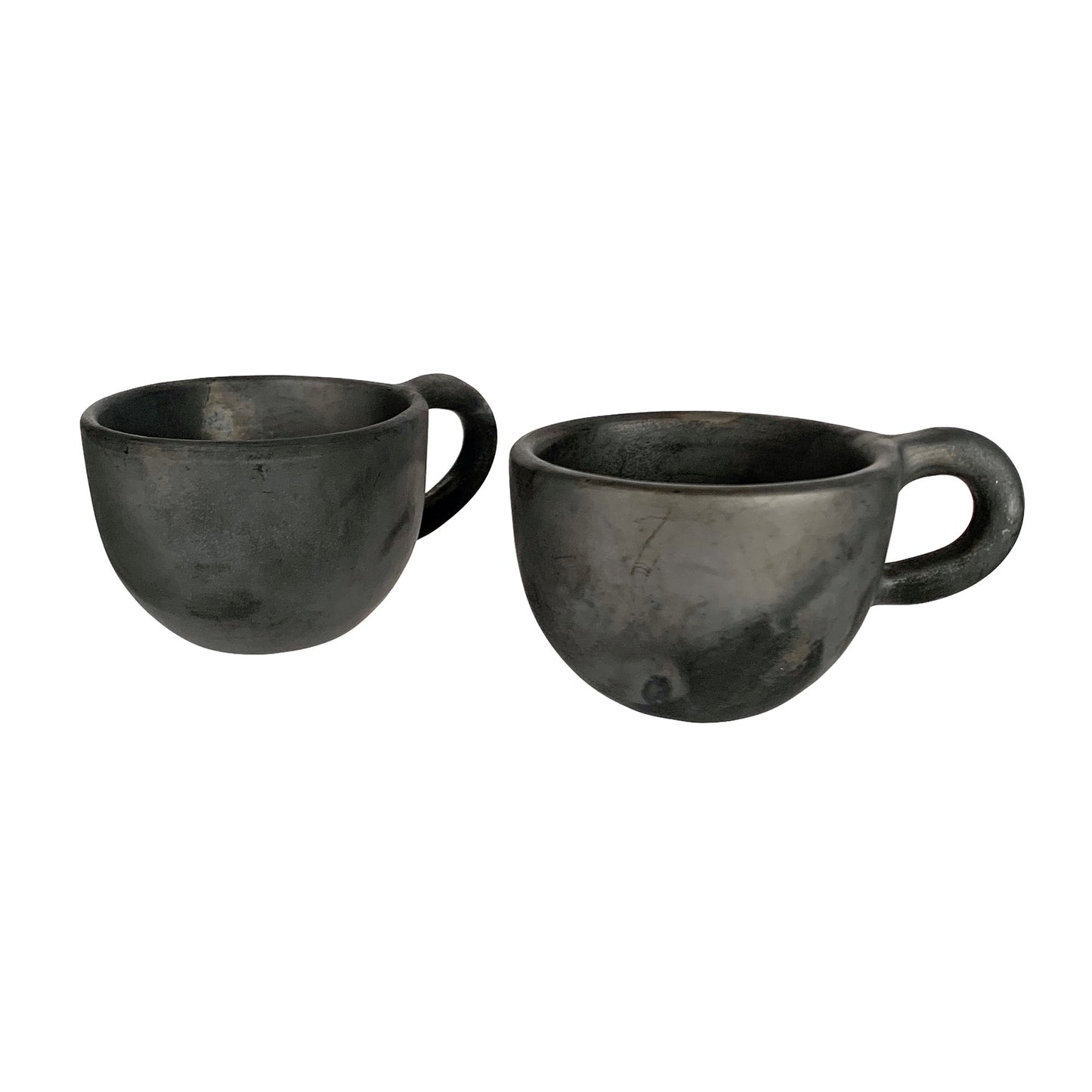 Black Clay Coffee Mug (Barro Negro) Handmade in Oaxaca, Mexico