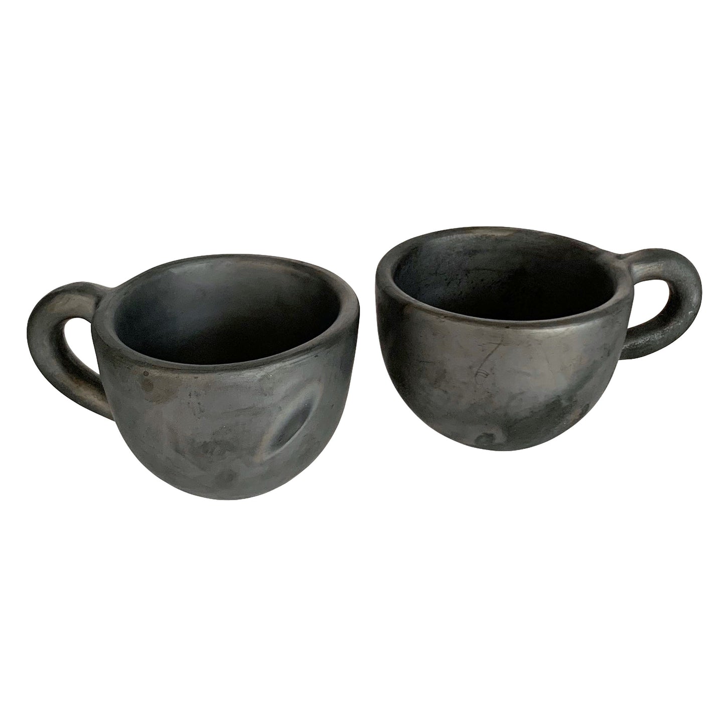 Black Clay Coffee Mug (Barro Negro) Handmade in Oaxaca, Mexico