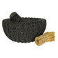 Mexican Molcajete Hand-Carved from Volcanic Stone | 3.5 Cup Capacity
