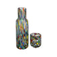 Hand Blown Confetti Water Carafe + Glass Set | Made in Mexico - 20oz capacity