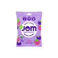 JOM Gourmet Gummies - Vegan & Organic Candy from Sweden (Sour Blueberry + Raspberry) 3.5oz