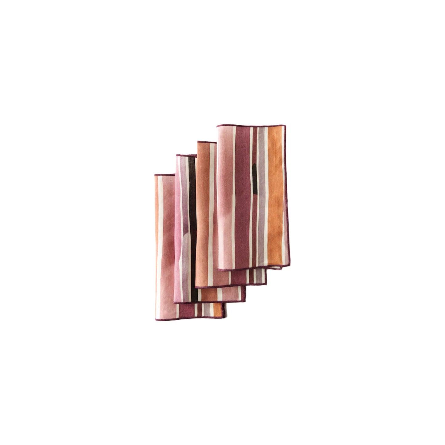 Lisbon Stripe Cocktail Napkin Set