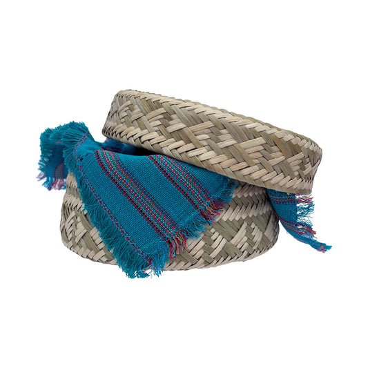 Handwoven Mexican Tortilla Basket - Made from Sotol Leaves