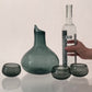 Hand Blown Glass Decanter for Mezcal, Tequila or Wine | Holds 750ml - Made in Mexico (Smoke)