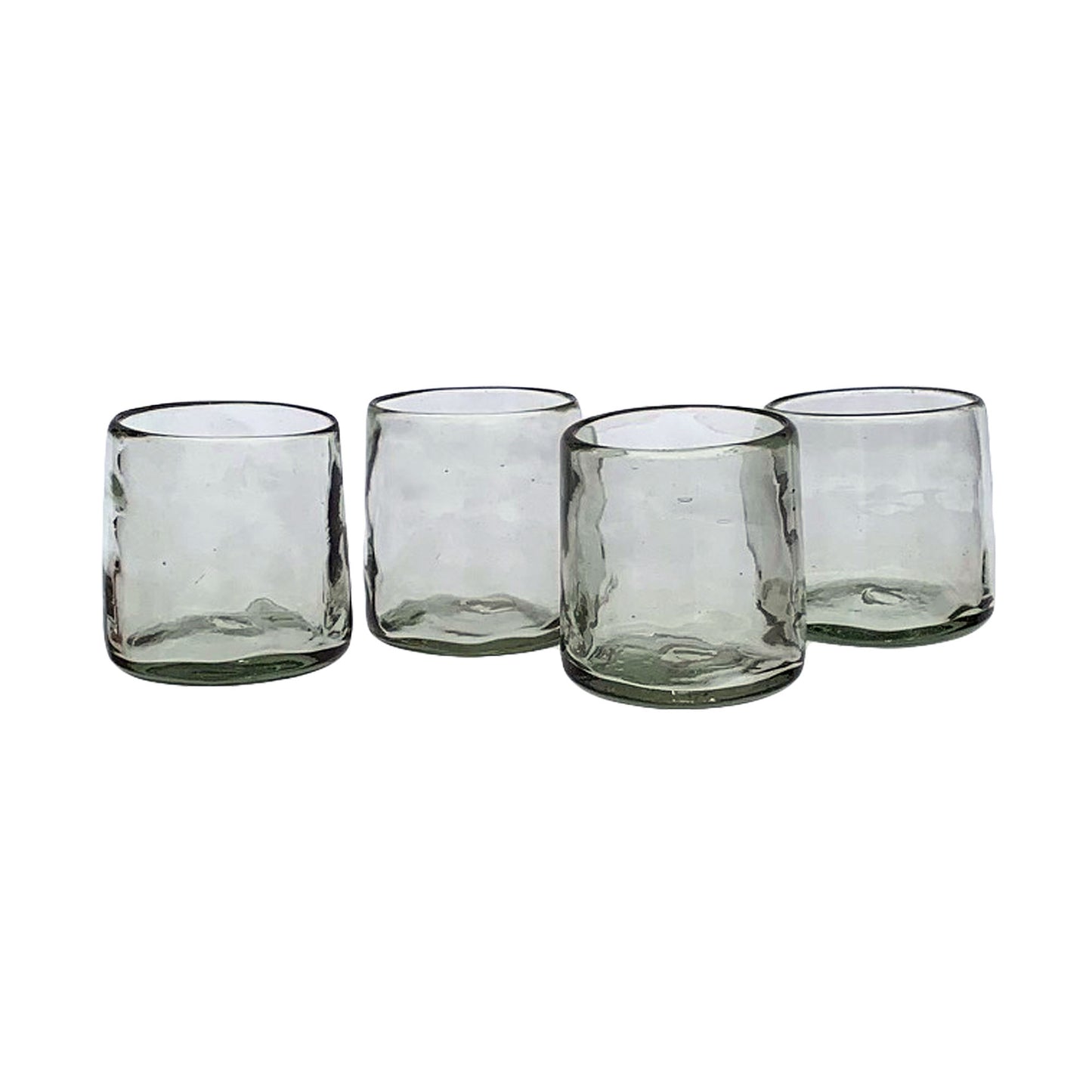 Hand blown Rocks Glasses from Mexico