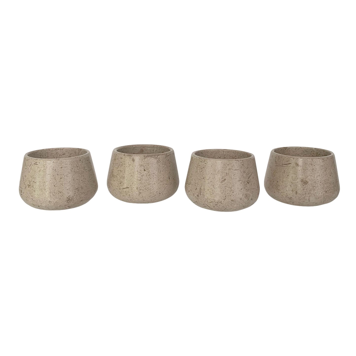 Marble Mezcal Copitas | Stone Shot Glasses | Handmade Mexican Mezcaleros - Available in Black, Gray or Beige