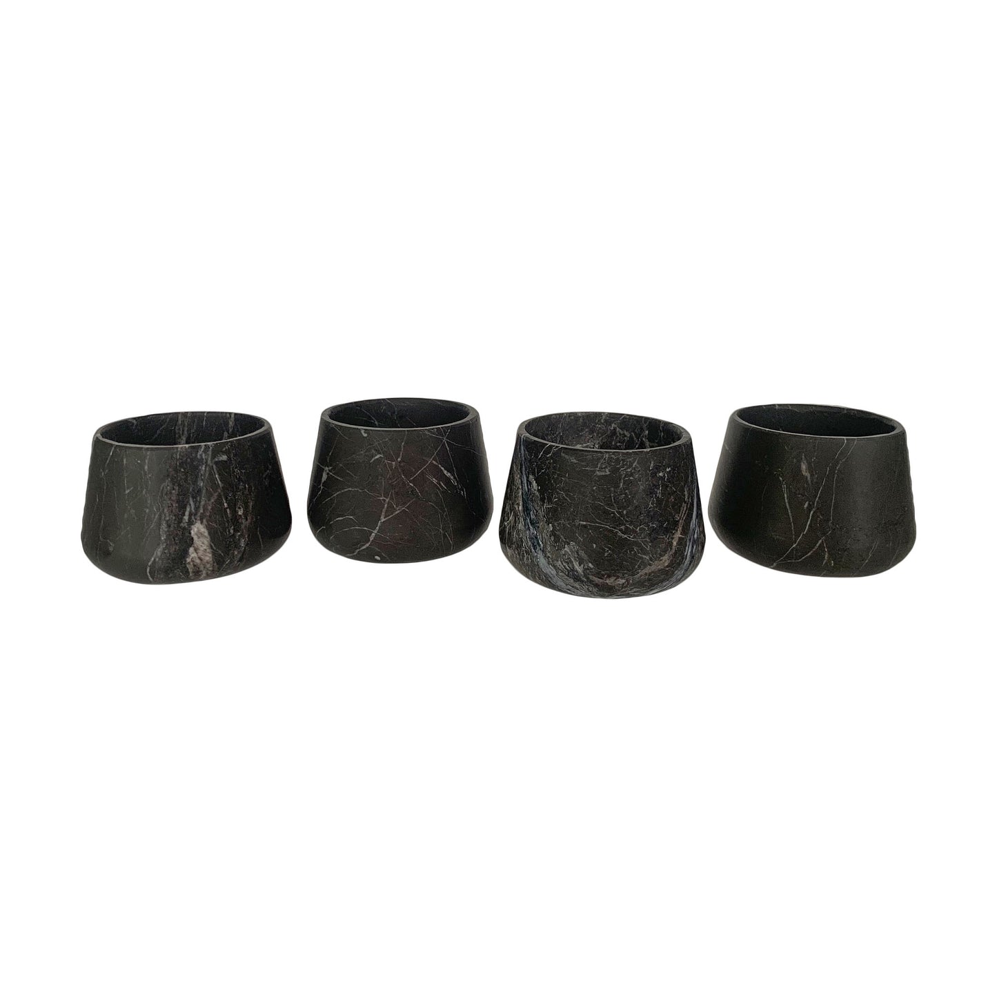 Marble Mezcal Copitas | Stone Shot Glasses | Handmade Mexican Mezcaleros - Available in Black, Gray or Beige