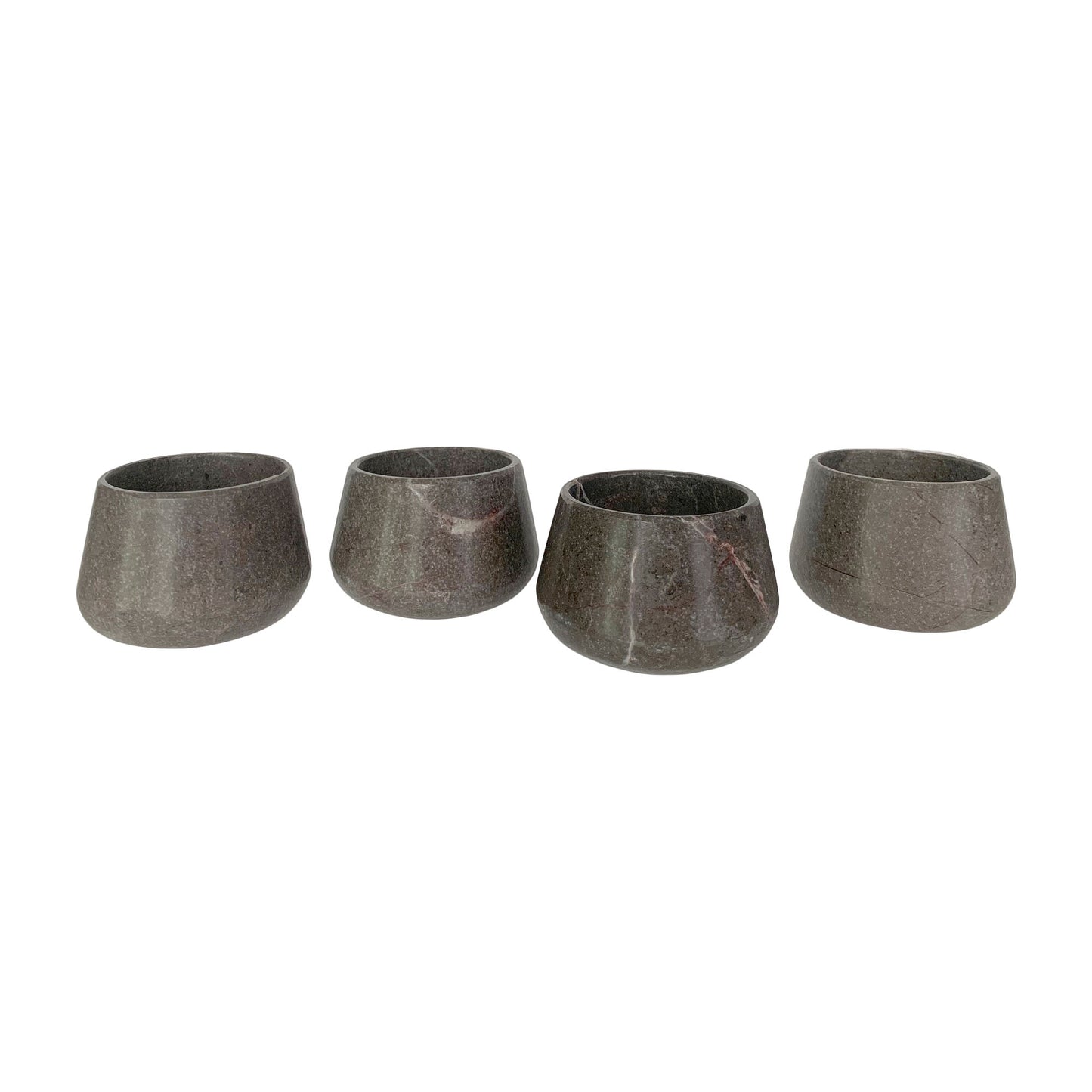 Marble Mezcal Copitas | Stone Shot Glasses | Handmade Mexican Mezcaleros - Available in Black, Gray or Beige