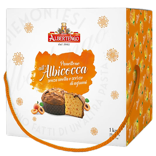 Albertengo Panettone with Apricot from Italy - 1 kilo