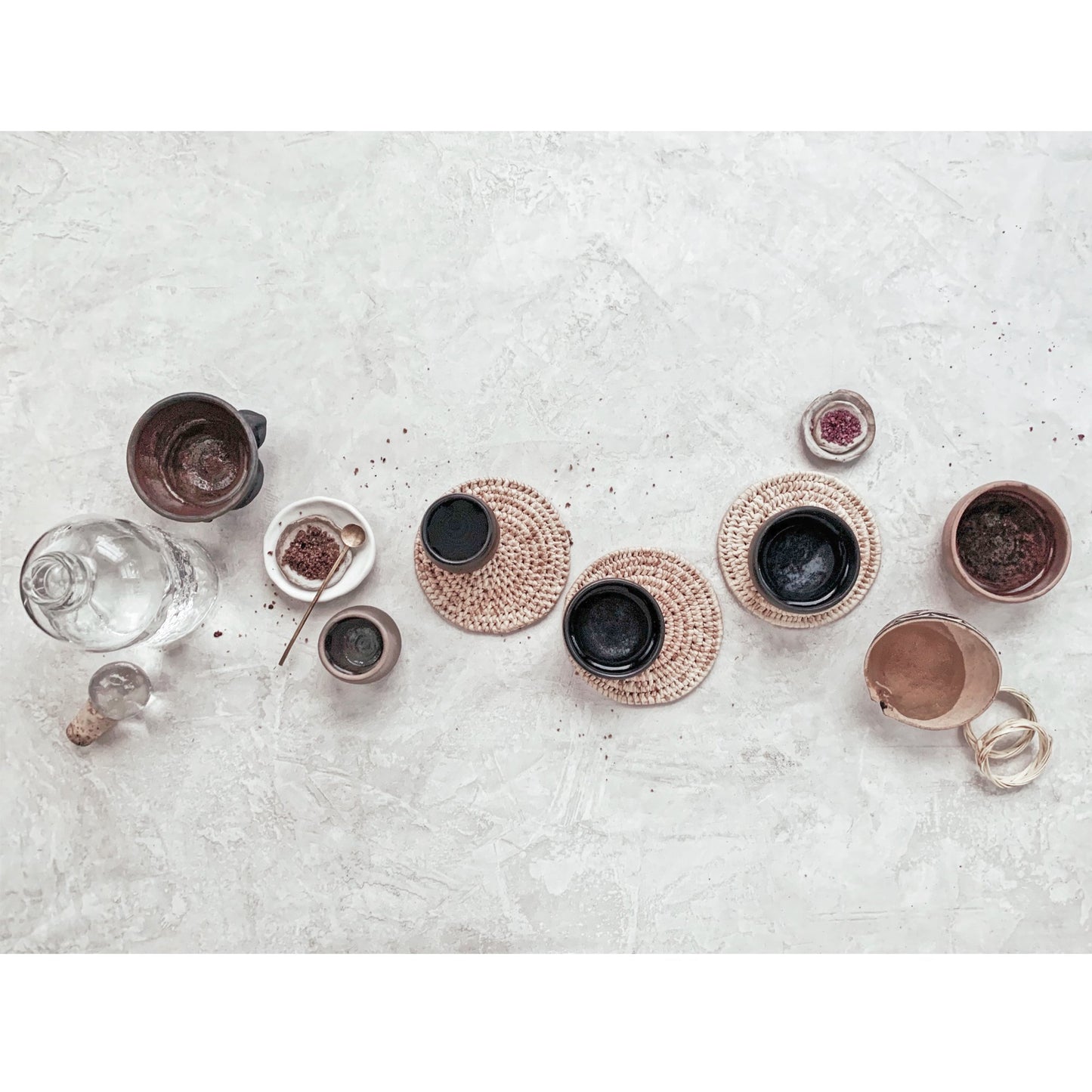 Black Clay Mezcal Copitas | Wide Mouth | Barro Negro | Pinch Bowls - Handmade in Oaxaca, Mexico
