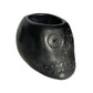 Vasos de chupito con calavera de arcilla negra fabricados en México, capacidad de 3 oz (juego de 2)
