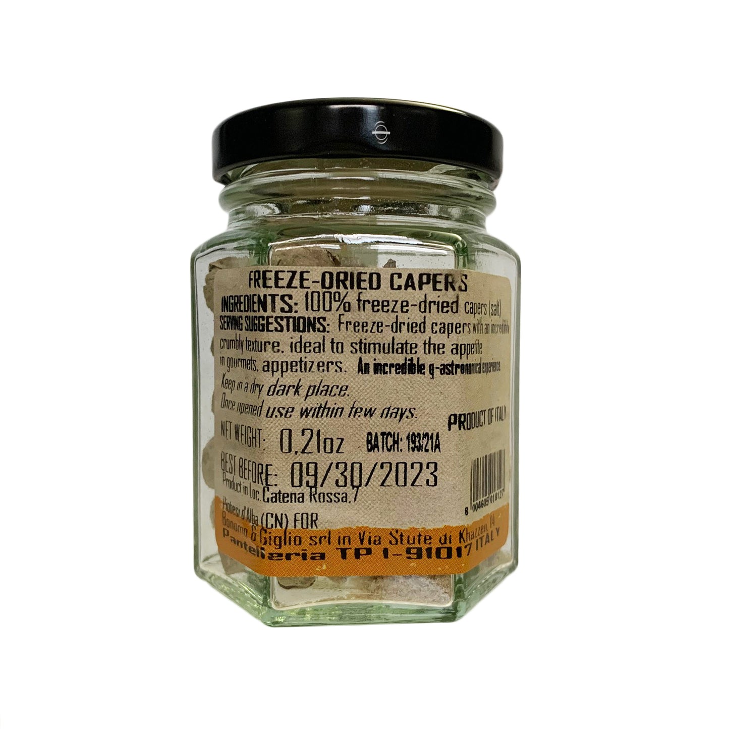 Etimo Pantelleria Freeze-dried Capers from Sicily - 0.21 Ounces