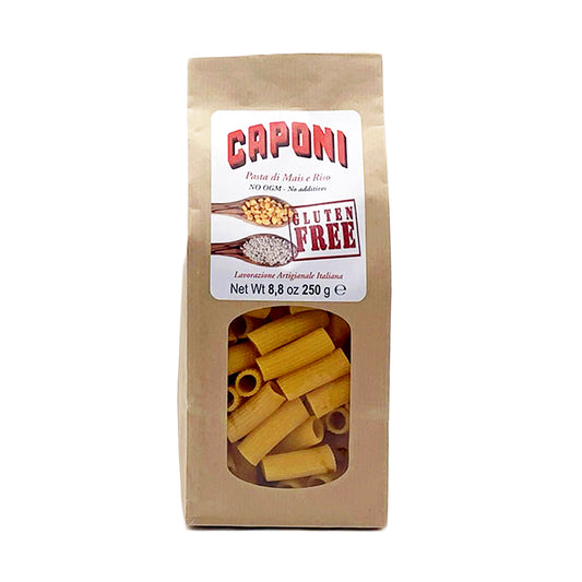 Caponi Gluten Free Pasta - Maccheroni 8.8oz (250g)