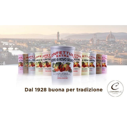 F.IIi Chiaverini & Co Confettura Extra di More di Rovo Selvatico (Wild Blackberry Jam) 400 Gram