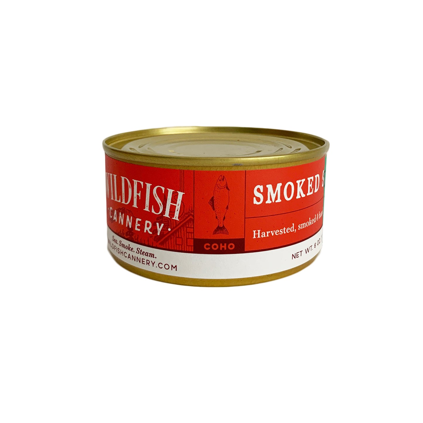 Wildfish Cannery Smoked Alaskan Coho Salmon 6 Ounces