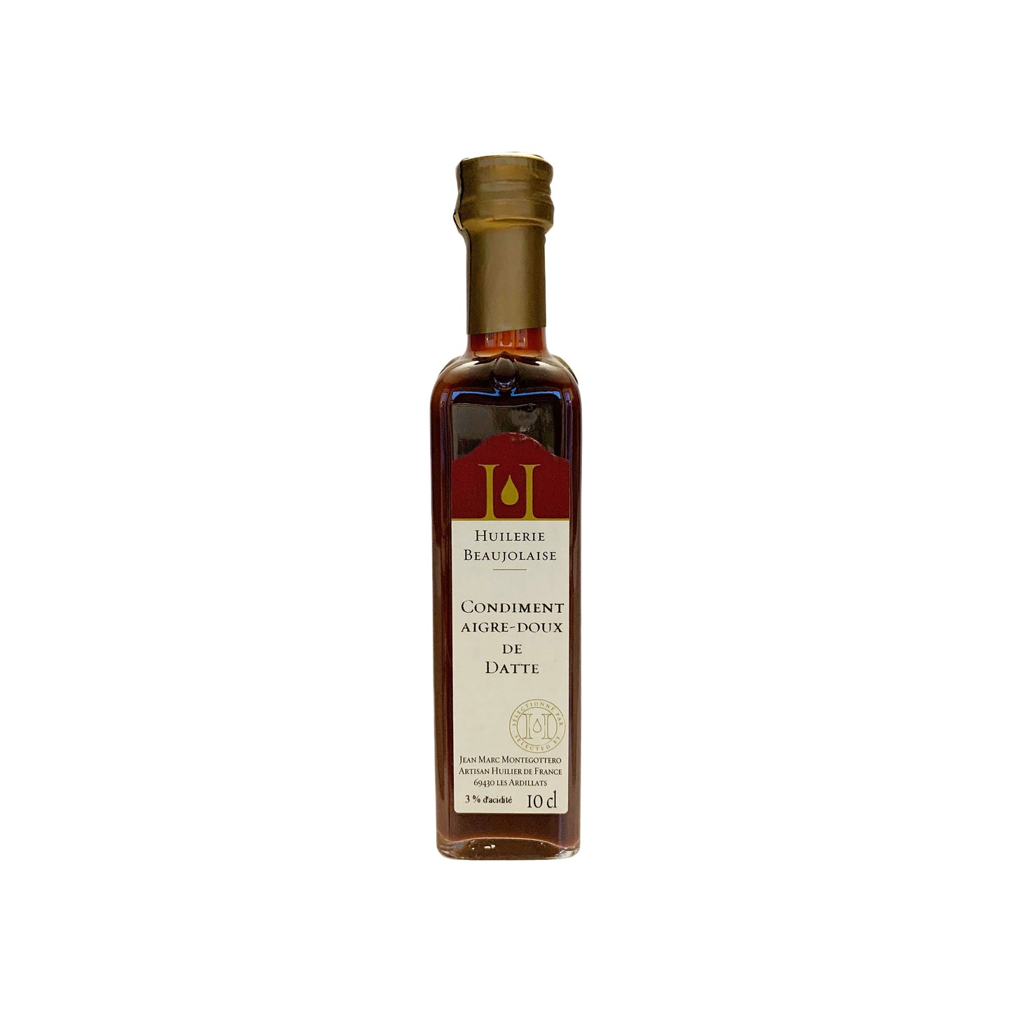 Huilerie Beaujolaise Sweet + Sour Date Vinegar - 100ml (3.38 fl oz)