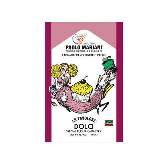 Paolo Mariani Italian Type 00 Pastry Flour Ideal for Pastries 2.2 Lbs