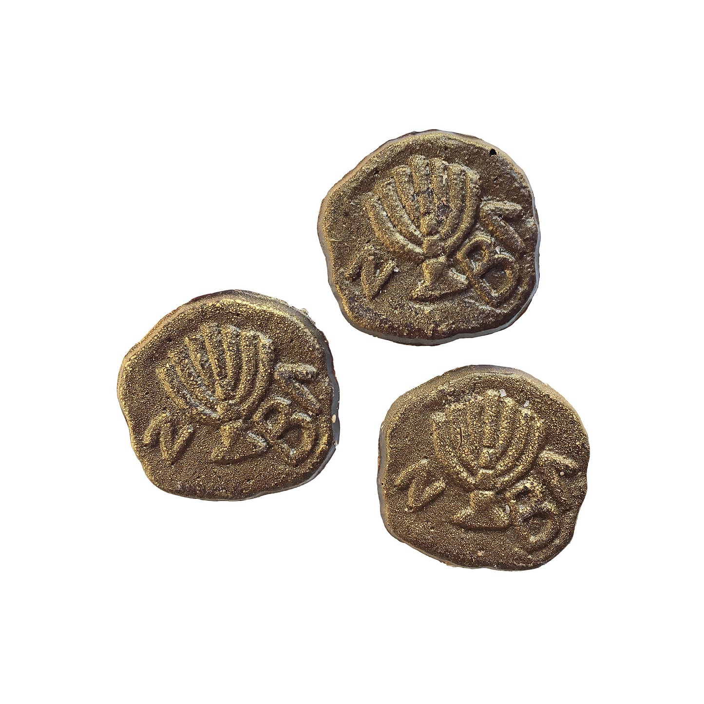 Hanukkah Gelt Coins Dark Chocolate Sea Salt - Nut Free - Non Dairy - Kosher