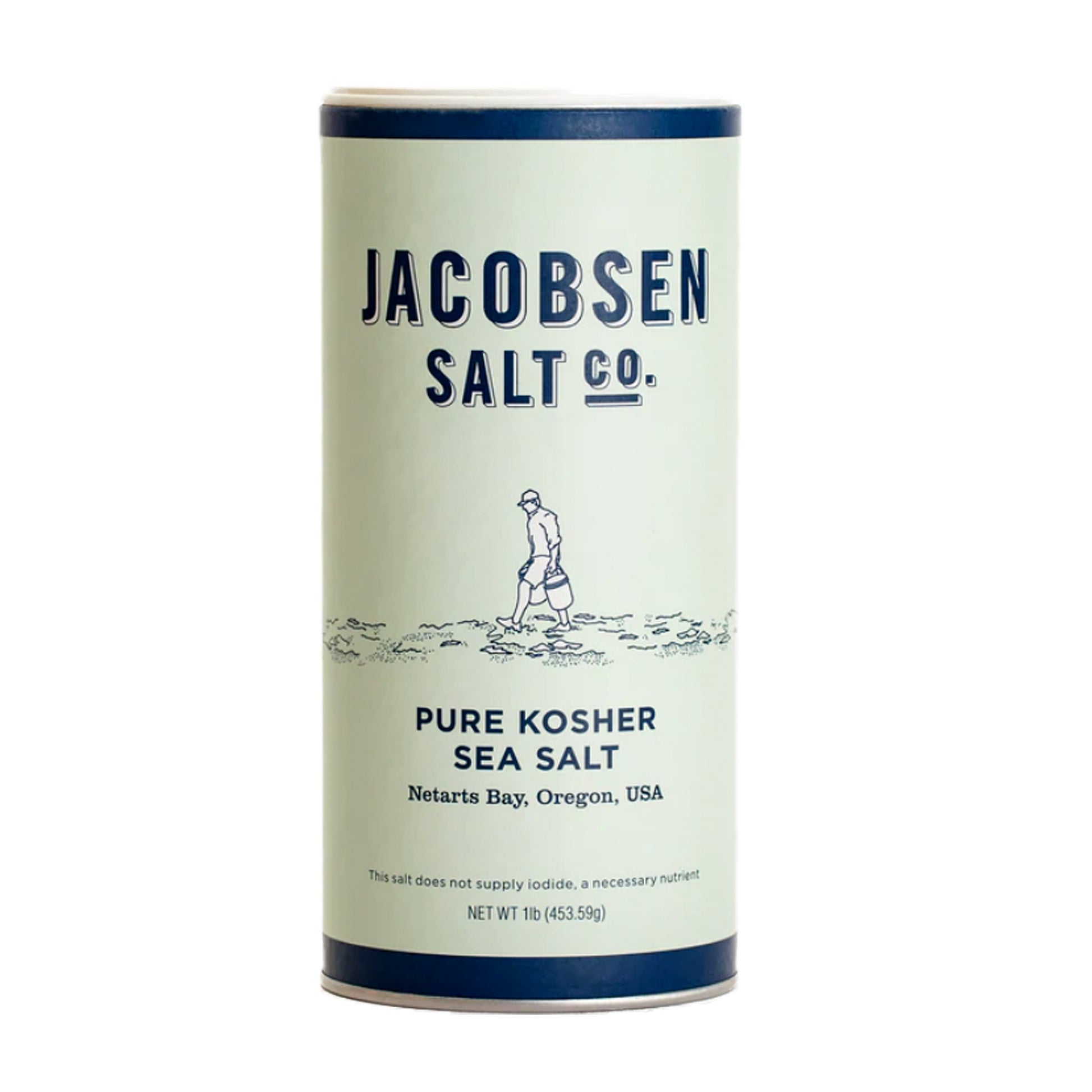 Jacobsen Salt Co. Pure Kosher Sea Salt -1lb