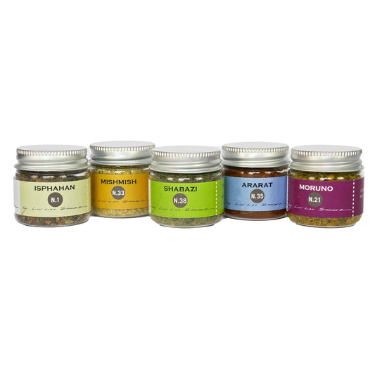 La Boite Mini Spices Set. Includes 1oz each of N.1, N.33, N.38, N.35 and N.21 (5 items)