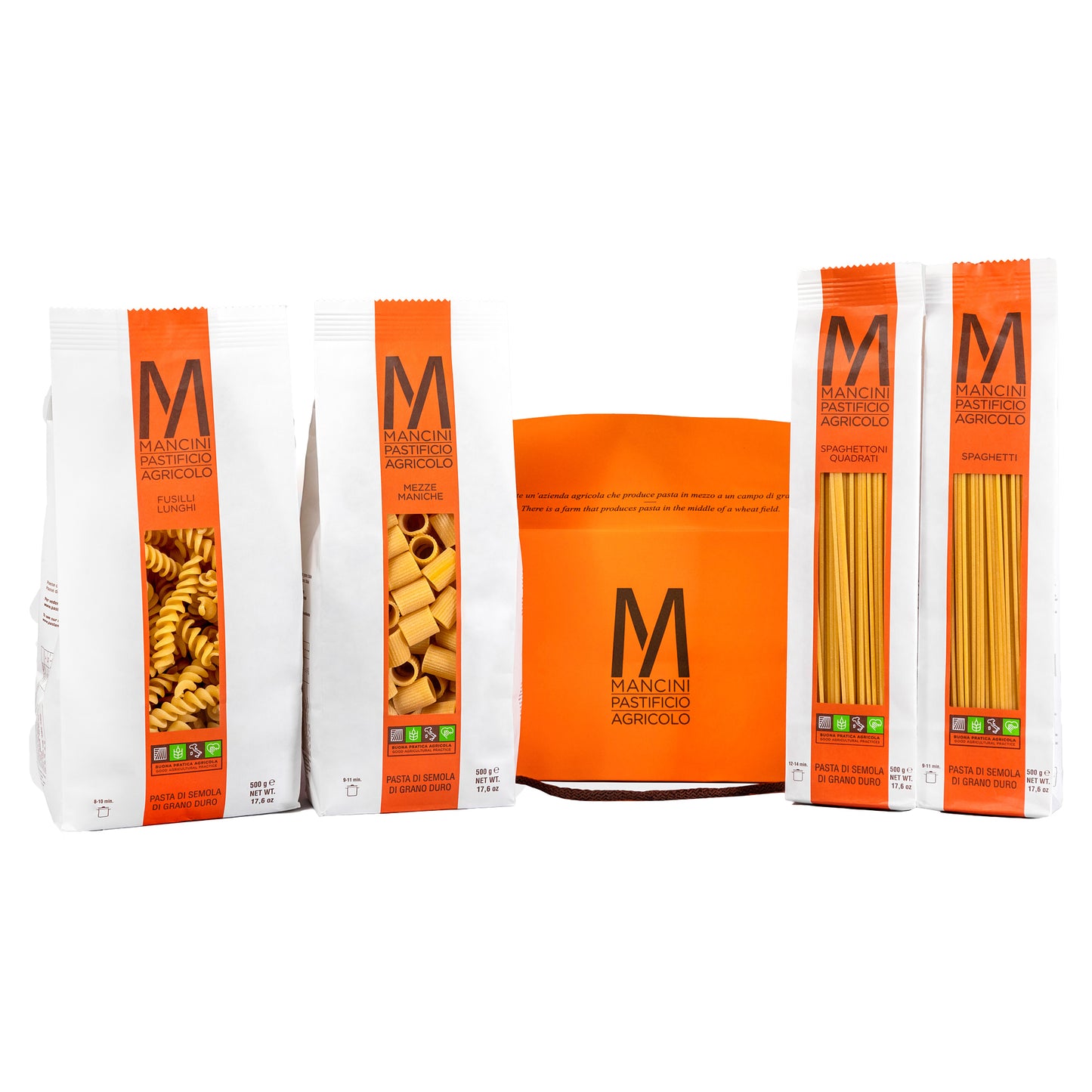 Mini caja de regalo práctica de Pasta Mancini