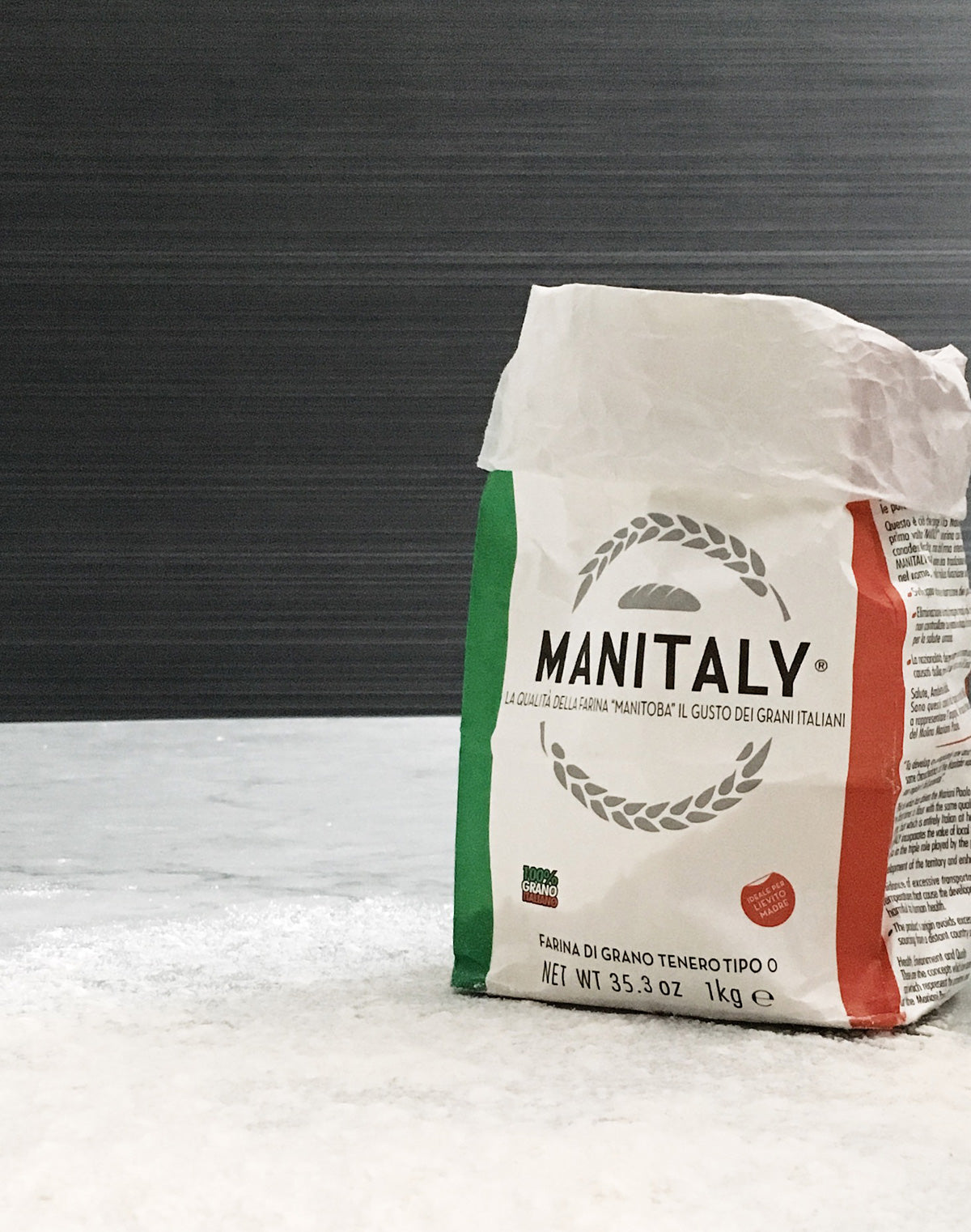 Paolo Mariani Manitaly Manitoba Type 0 Flour Made With 100% Italian Wheat 2.2 Lbs (1 kg)