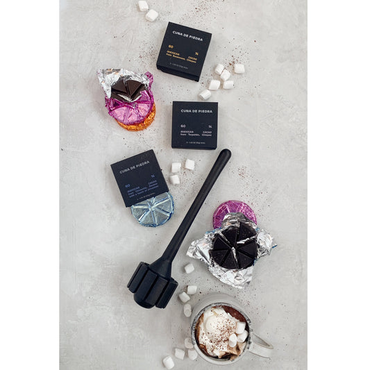 Cuna de Piedra Single Origin Mexican Drinking Chocolate Discs | Chocolate para Mesa | Hot Chocolate