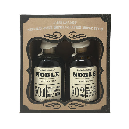 Caja de regalo de jarabe de arce Noble Tonic - Incluye Noble Tonic 01 y Noble Tonic 02 