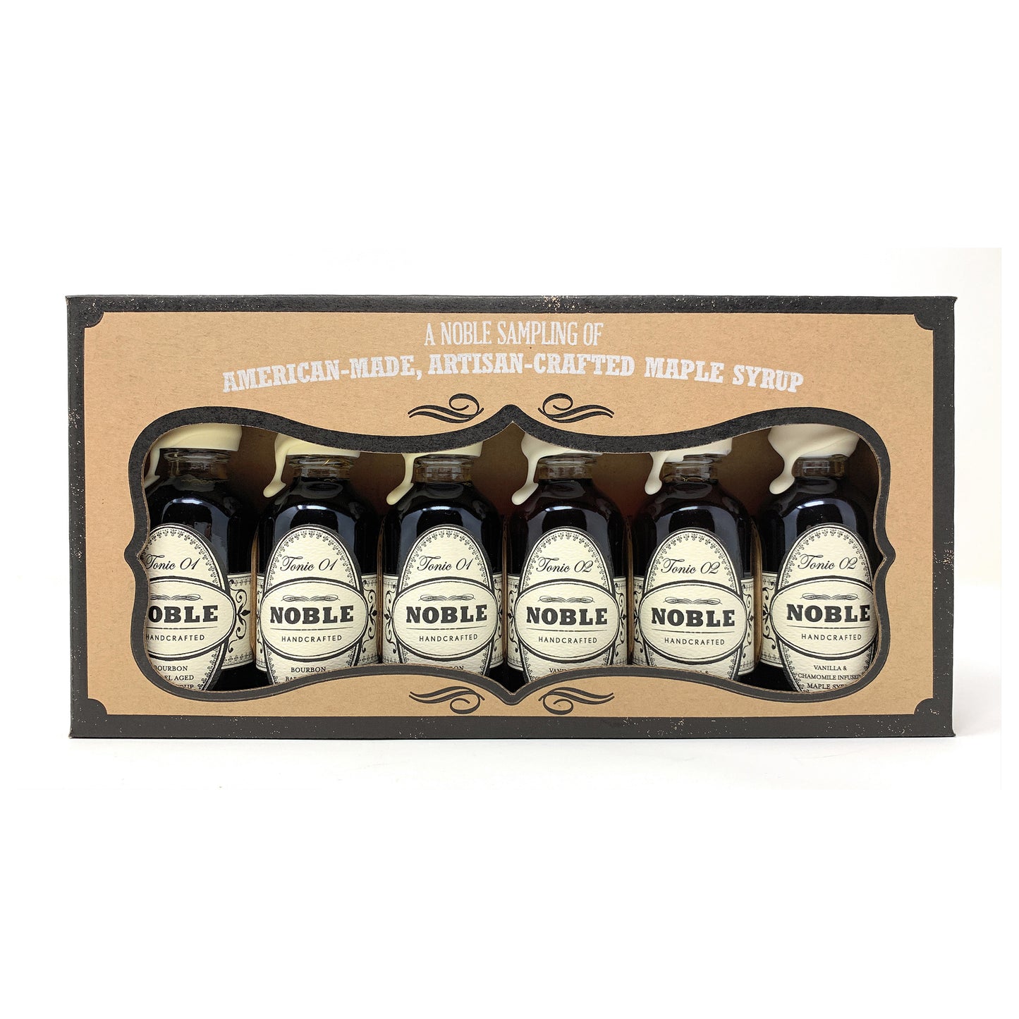 Noble Handcrafted Petite Giftpack - Includes Noble Tonic 01 and 02 (6 Petite Size  60ml Bottles)