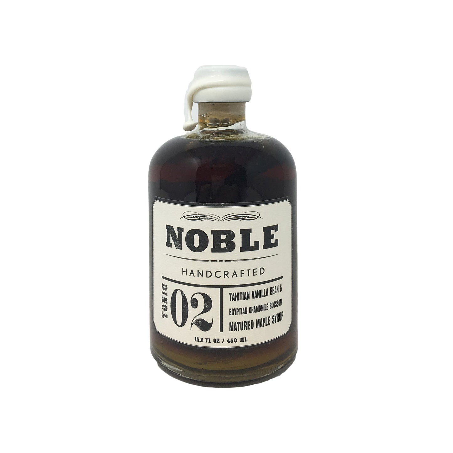 Noble Tonic 02: Tahitian Vanilla Bean and Egyptian Chamomile Blossom Maple Syrup, 15.2 fl oz