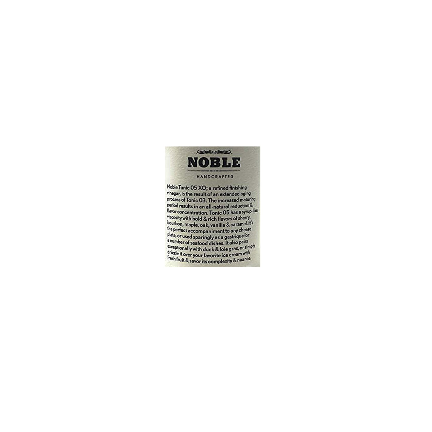 Noble Tonic 05 XO: Extra Old Barrel Aged Sherry Bourbon Maple Finishing Vinegar (120 ml)