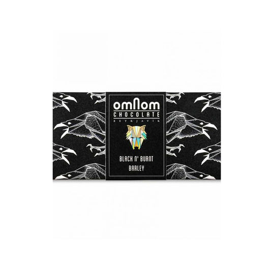 Omnom Black 'n Burnt Barley Chocolate Bar