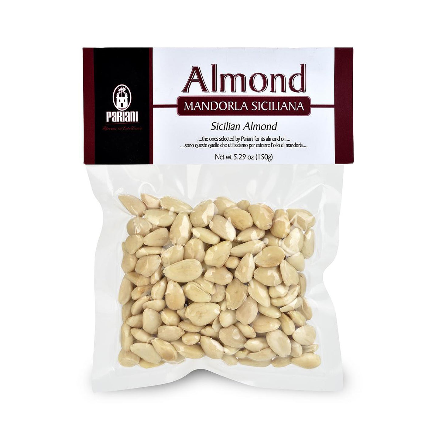 PARIANI Italian Almonds from Sicily (Raw, Peeled) 150g