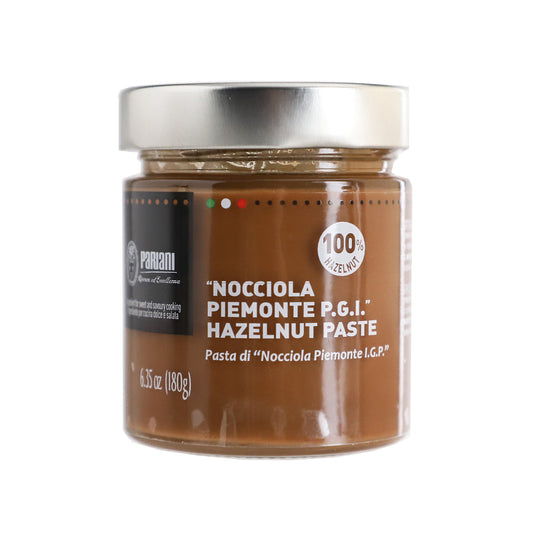 PARIANI 100% Pure Unsweetened Hazelnut Paste from Italy - 180g